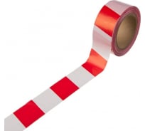 Сигнальная лента ЗУБР цвет красно-белый, 75мм х 200м 12240-75-200