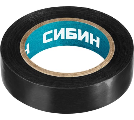 ПВХ изолента СИБИН 10м х 15мм, черная 1235-2