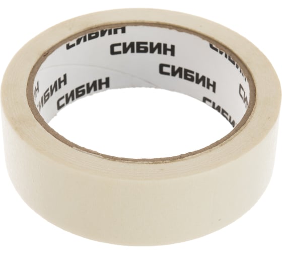 Малярная лента СИБИН креповая, 30мм х 25м 12111-30_z01 1