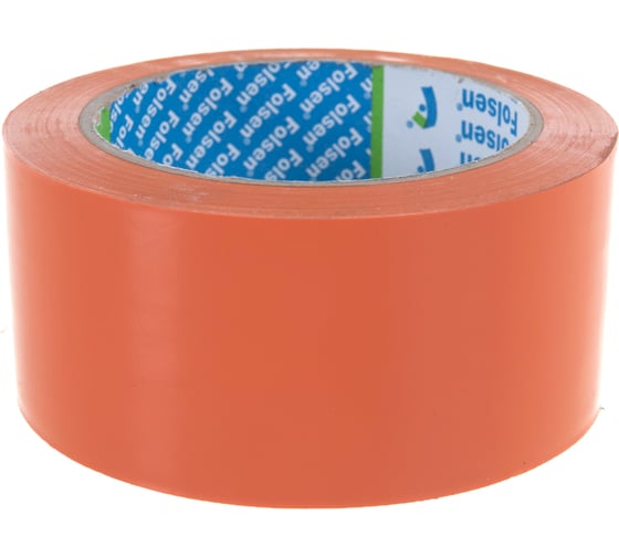 Cтроительная лента PVC Folsen оранжевая, 50мм x 33м 0253350