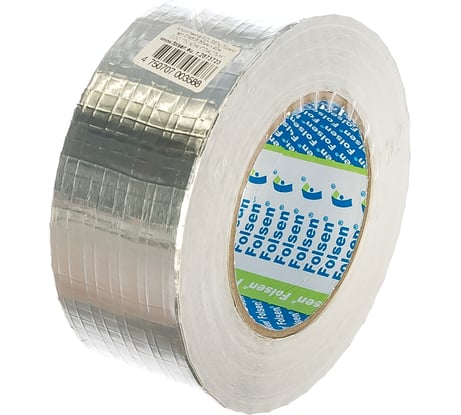 Алюминиевая лента FOLSEN 50мм x 40м, армированная, 70 мкм 074505