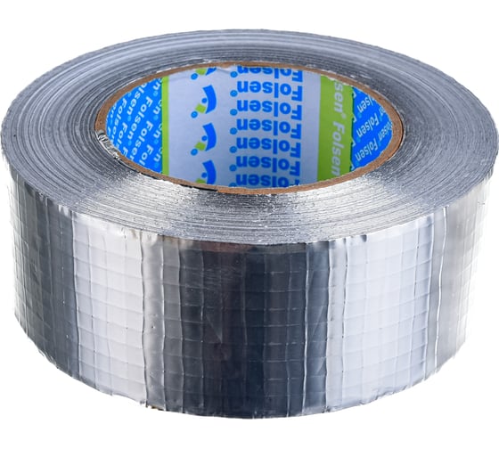 Алюминиевая лента FOLSEN 50мм x 40м, армированная, 70 мкм 074505