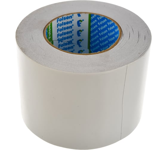Бумажная двусторонняя лента FOLSEN 100 мм x 50м, Tissue 0333850100