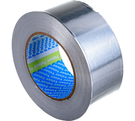 Алюминиевая лента FOLSEN 50мм x 50м до 150oC, 70мкм 074504