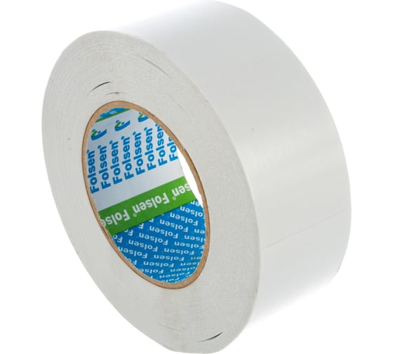 Бумажная двусторонняя лента FOLSEN 50 мм x 50м, Tissue 033385050