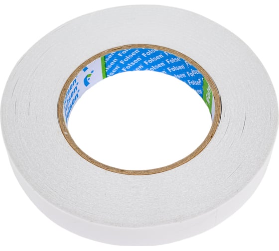 Бумажная двусторонняя лента FOLSEN 19 мм x 50м, Tissue 033385019