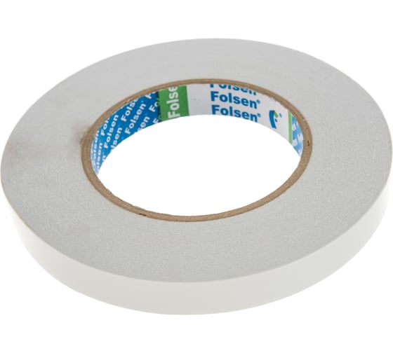 Бумажная двусторонняя лента FOLSEN 15 мм x 50м, Tissue 033385015