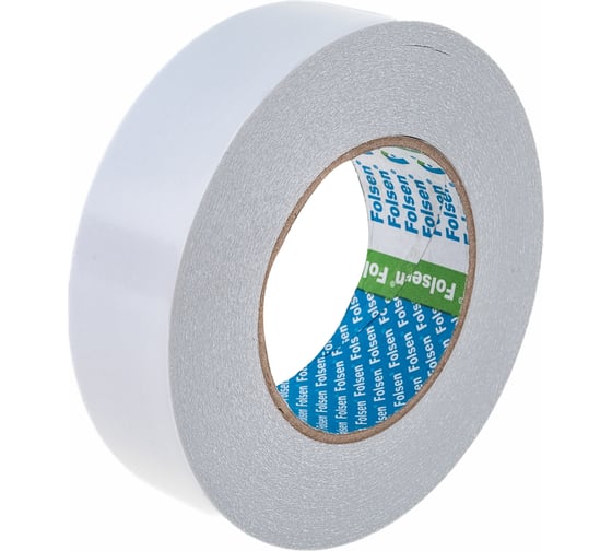 Бумажная двусторонняя лента FOLSEN 38 мм x 50м, Tissue 033385038