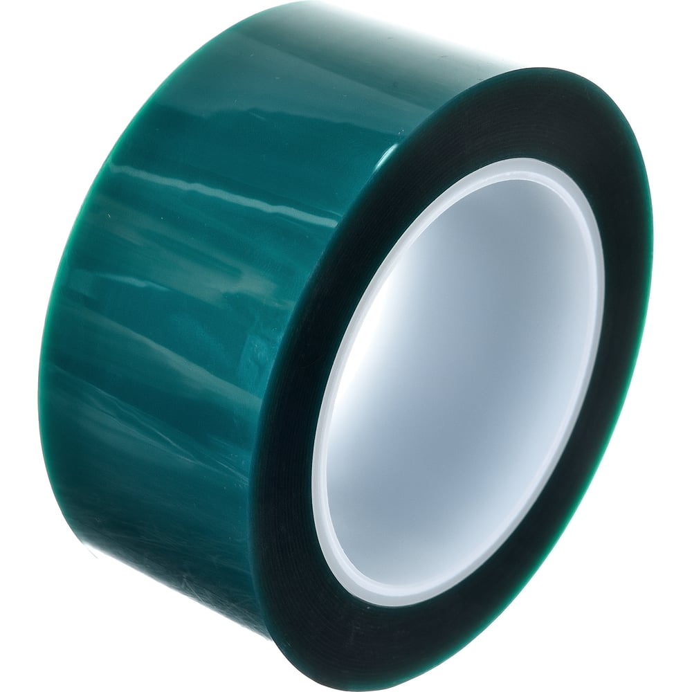 Малярная лента для порошковой покраски Пэт FOLSEN 50мм х 66м зеленая ...