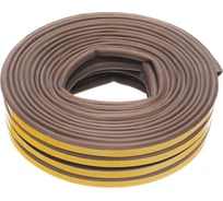 Уплотнитель СИБРТЕХ, 24 м, профиль "P", коричневый Р 93947