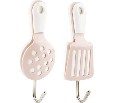 Набор крючков на самоклеящейся основе Рыжий кот кухня, 2 шт. (пластмасса) 105887