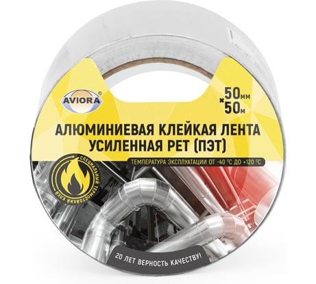 Алюминиевая лента AVIORA усиленная PET 302-191