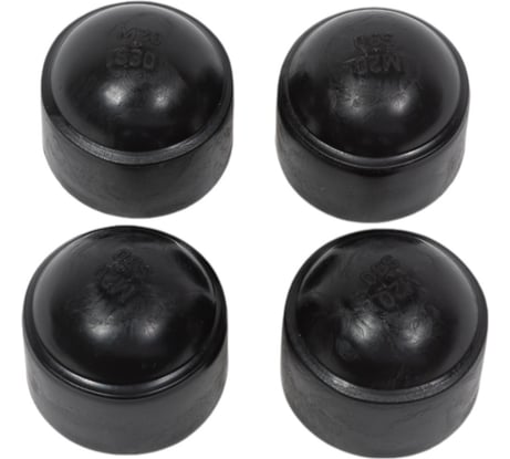 Колпачок на болт/гайку STARFIX М20/S30 черный, 4 шт. в зип-локе SMM3-52126-4