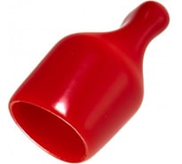 Заглушка круглая Ø26,9 наружная, серия CAPMR, цвет красный – (10 шт.) MINIWORKS CAPMR26,9