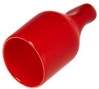 Защита наружной резьбы M25, цвет красный – (10 шт.) MINIWORKS CAPMR23,8B