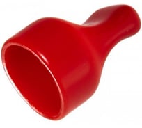 Заглушка круглая Ø24,6 наружная, серия CAPMR, цвет красный – (10 шт.) MINIWORKS CAPMR24,6