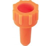Заглушка пластиковая под отверстие Ø6,2-7,5 мм, походит под резьбу М8, цвет оранжевый – (20 шт.) MINIWORKS TAU8