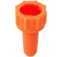 Заглушка пластиковая под отверстие Ø7,6-9,5 мм, походит под резьбу М10, цвет оранжевый – (20 шт.) MINIWORKS TAU10