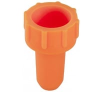 Заглушка пластиковая под отверстие Ø9,6-11 мм, походит под резьбу М12, цвет оранжевый – (20 шт.) MINIWORKS TAU12