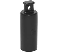 Заглушка наружная с ушком для труб круглого сечения Ø10 мм, цвет черный – (20 шт.) MINIWORKS CAPPVC10