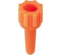 Заглушка пластиковая под отверстие Ø4,4-5,8 мм, походит под резьбу М6, цвет оранжевый – (25 шт.) MINIWORKS TAU6