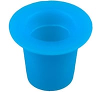 Круглая пластиковая пробка под отверстие Миниворкс Ø6.7-8.5 мм, цвет синий –  (15 шт.) STCU6,7