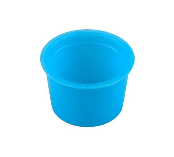 Круглая пластиковая пробка под отверстие Миниворкс Ø22.7-26.4 мм, цвет синий –  (10 шт.) STCU22,7 1