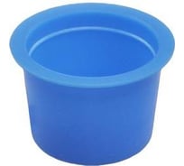 Круглая пластиковая пробка под отверстие Миниворкс Ø16.3-18.5 мм, цвет синий –  (15 шт.) STCU16,3