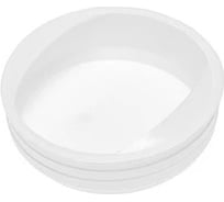 Круглая пластиковая пробка под отверстие Миниворкс Ø125 мм, цвет белый – (2 шт.) STP125