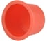 Пробка пластиковая под отверстие Миниворкс Ø24.7-27.7 мм, серия STC, цвет красный – (15 шт.) STC24,7 2