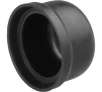 Колпачок на винт/болт Миниворкс M12 с диаметром основания 26.5 мм и высотой 16.6 мм, цвет черный – (15 шт.) TPDR12