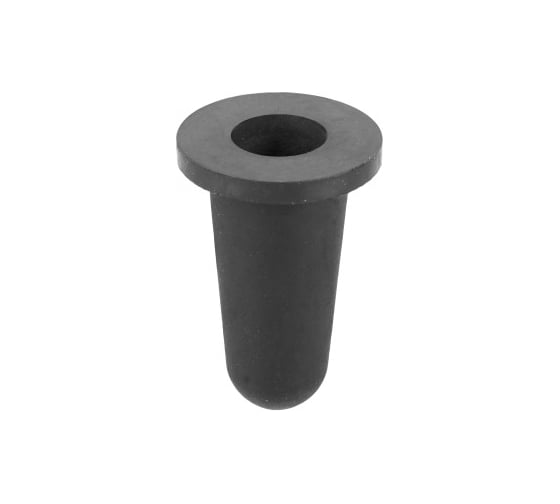 Заглушка термостойкая для защиты внутренней резьбы Миниворкс М18 и отверстий Ø17.5 мм, выдерживает до 177 C, цвет черный – (3 шт.) TREC17,5 1