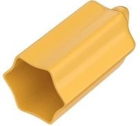 Колпачок шестигранный на болт/гайку Миниворкс с резьбой 14-M16, термостойкий, серия CAPMPHT, цвет желтый – (5 шт.) CAPMPHT13.5-16.5