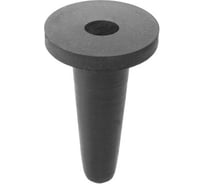 Заглушка термостойкая для защиты внутренней резьбы Миниворкс М9 и отверстий Ø8.5 мм, выдерживает до 177 C, цвет черный – (10 шт.) TREC8,5