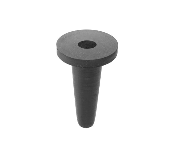 Заглушка термостойкая для защиты внутренней резьбы Миниворкс М9 и отверстий Ø8.5 мм, выдерживает до 177 C, цвет черный – (10 шт.) TREC8,5 1