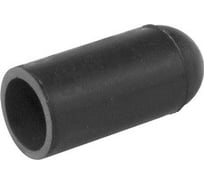 Заглушка термостойкая для защиты наружной резьбы Миниворкс M6, UNF/JIC 1/4, выдерживает до 177 C , цвет черный – (15 шт.) CE5.9x12.7