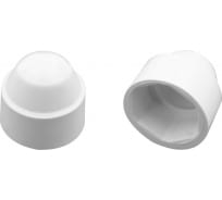 Пластиковый колпачок ЕВРОПАРТНЕР на болт/гайку M12, белый, 16 шт. 5 0222 2