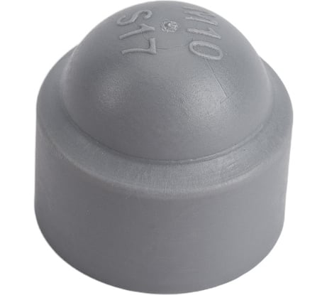 Колпачки на болт/гайку КРЕП-КОМП М10/S17 темно-серый, 200 шт. 29-0062