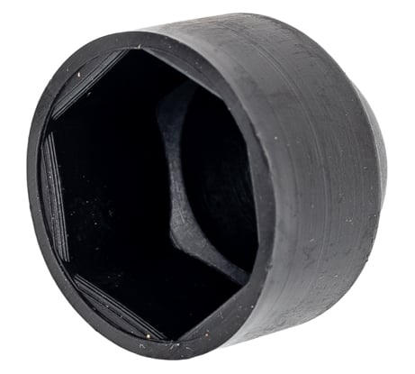 Колпачки на болт/гайку КРЕП-КОМП М10/S17 черный, 200 шт. 29-0060
