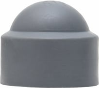 Колпачки на болт/гайку КРЕП-КОМП М12/S19 темно-серый, 200 шт. 29-0072