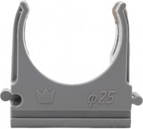 Клипса для гофротрубы Электропласт d25 мм (ЭП) 25KL100GR