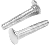 Болт с полукруглой головкой ТУНДРА DIN 603, оцинкованный, 6x40 мм, 10 кг 9898473