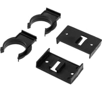 Клипса и ответная часть для опоры ТУНДРА d=26 мм, комплект 4 шт. (2 клипсы + 2 планки) 9601867