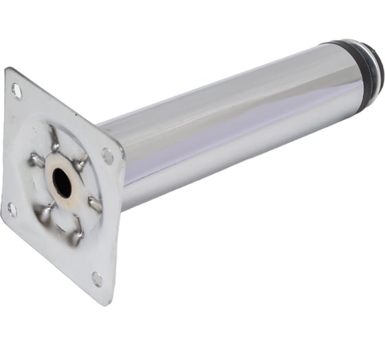 Регулируемая опора GTV 30x150 мм, хром, 60 кг NM-BD-150-01