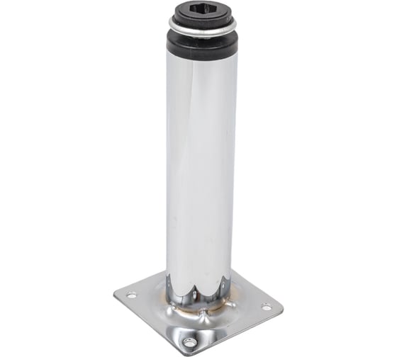 Регулируемая опора GTV 30x150 мм, хром, 60 кг NM-BD-150-01