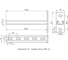 STRUT-консоль EKF 41x21-2 мм, основание 650 мм stk412165-2 2
