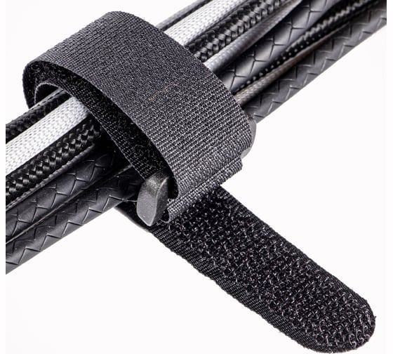 Ремни-липучки Comfix 450x25 мм, черный, упаковка 10 шт. HLCS-450х25-RPX0000