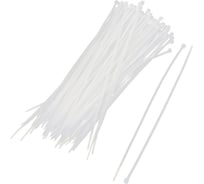 Стяжка-хомут WRline WR-SHN-36-300W 3.6x300 мм, кабельная нейлоновая 6.6, неразъемная, цвет белый, 100 шт. 528680