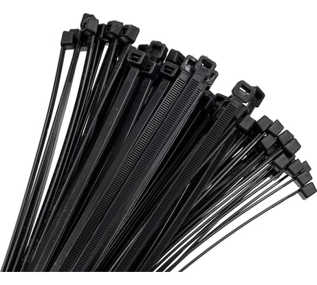 Кабельная стяжка Systeme Electric 370x4.8 мм, черная, 100 шт. IMT37048B