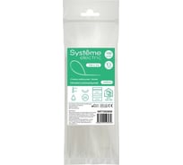 Кабельная стяжка Systeme Electric 150x3.6 белая (100шт) IMT15036W